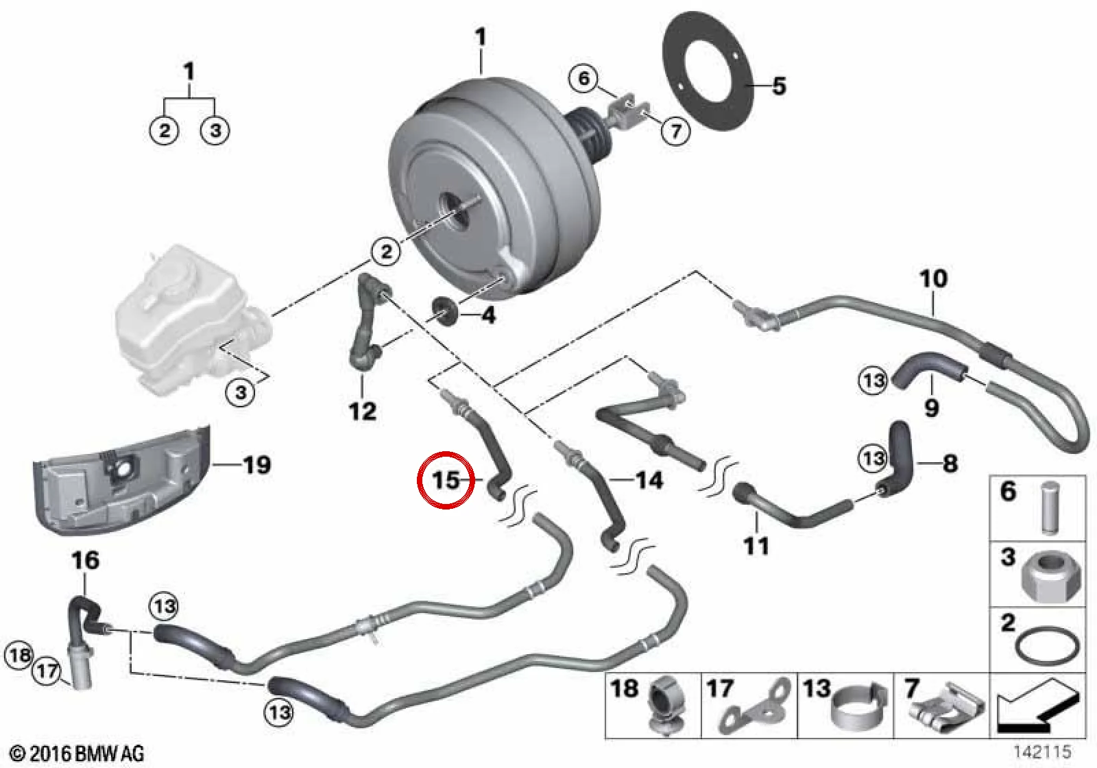 BMW 3 Serisi E90 E91 E92 E93 Vakum Borusu 34336768044