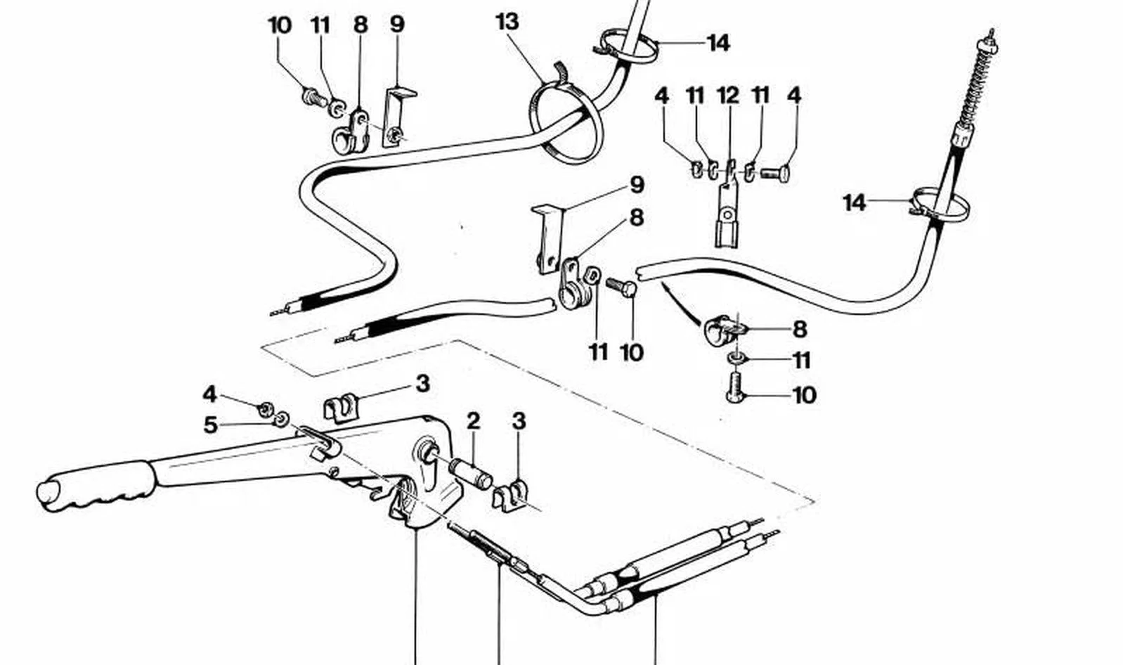 BMW E21 E24 El Freni Bağlantı Pimi 34411104265