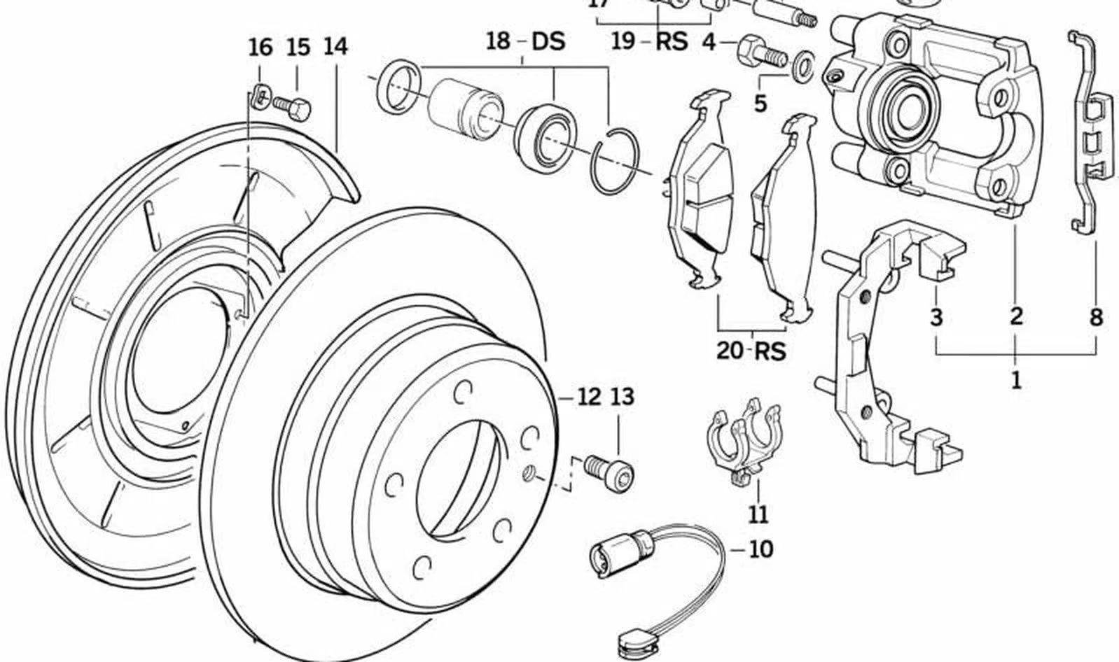 BMW E53 E60 E61 E63… Altıgen Başlı Cıvata 34416772118