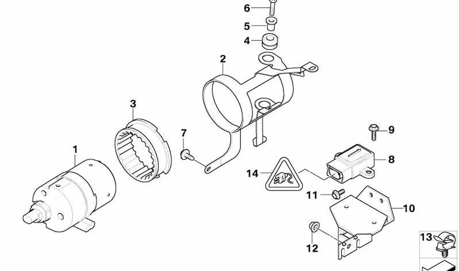 BMW E38 E39 E46 E53 Dönüş Hızı Sensörü 34526753694