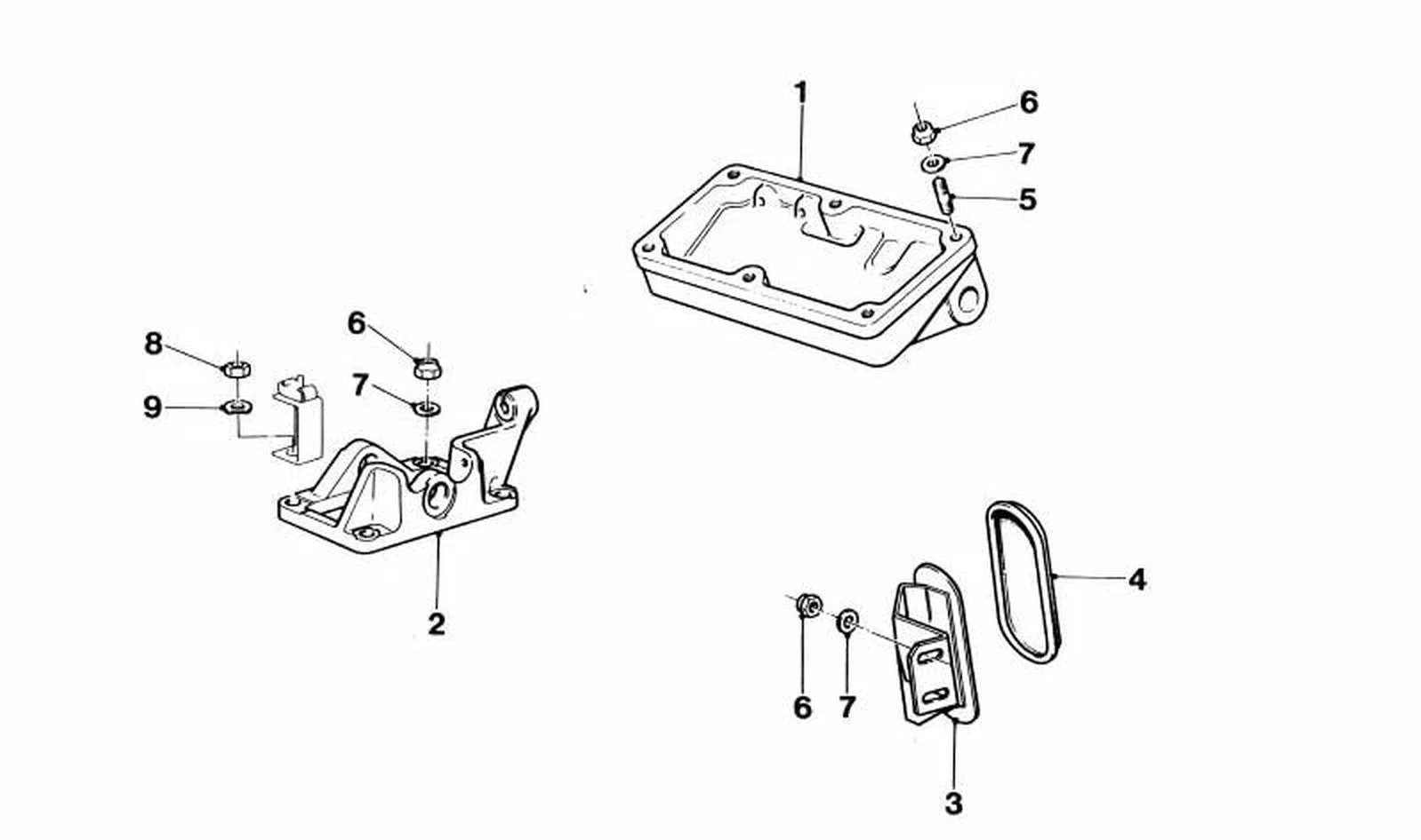 BMW 3 Serisi E36 E46 Ön Destek Braketi 35112160429