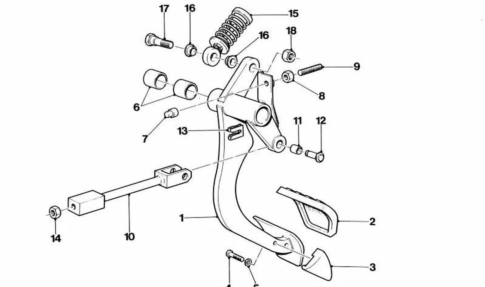 BMW E21 E24 Yatak Burcu 35314640116