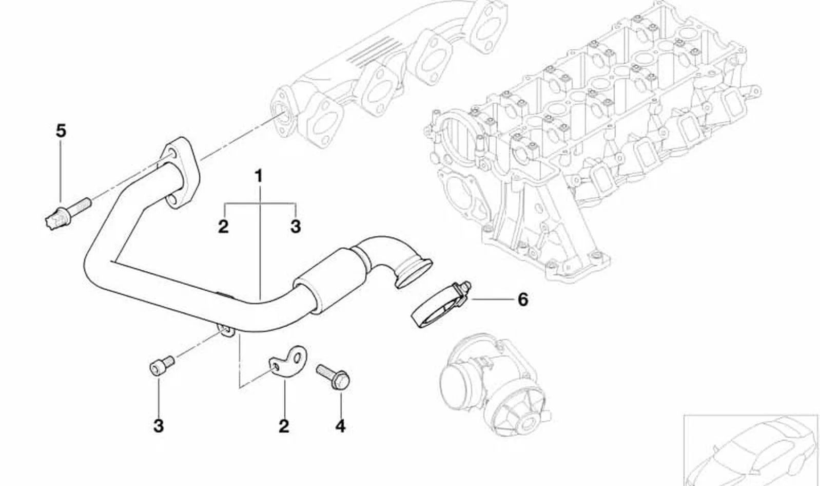BMW E21 E24 E28 E46 Gaz Bağlantısı Kare Başlı Cıvata 35411117743