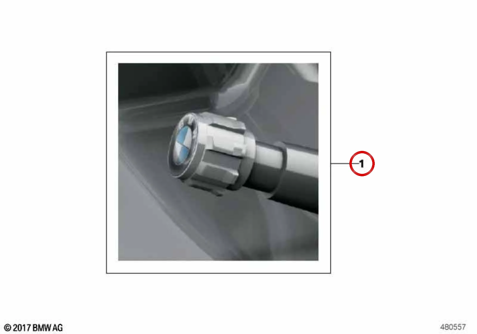 BMW F10 F20 F30 G11… Logolu Lastik Sibop Kapağı Takımı 36122447402