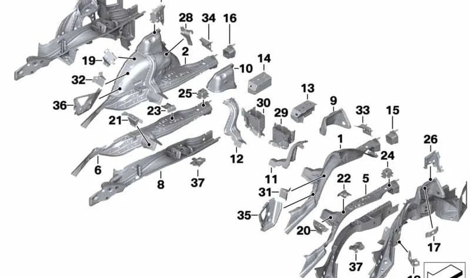 BMW F20 F21 F22 F23… Arka Susturucu Braketi 41007386388