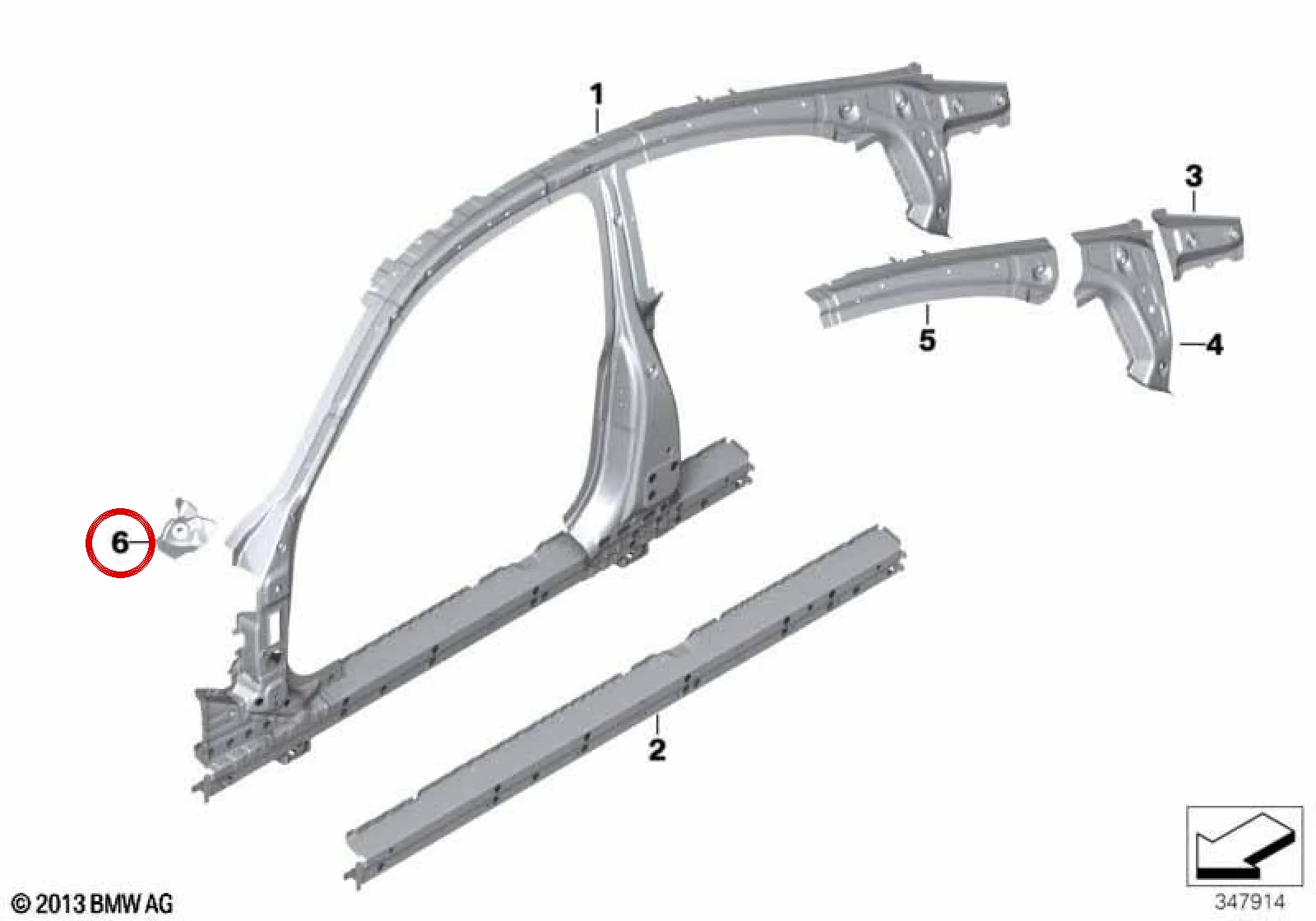 BMW 4 Serisi F83 Ön Sol Taşıyıcı Braketi 41008063221