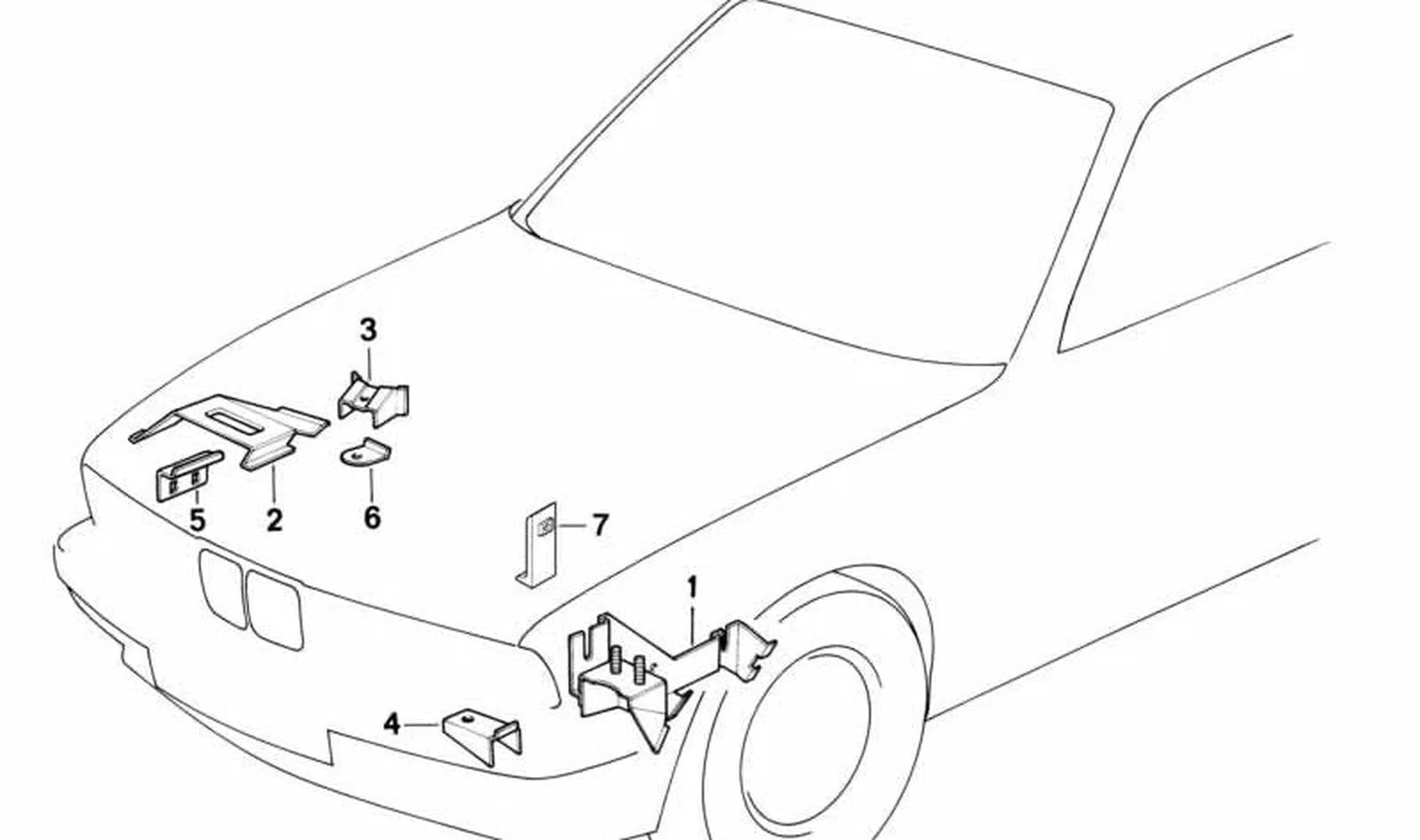 BMW E31 E34 Yağ Borusu Tutucu Braketi 41118117661