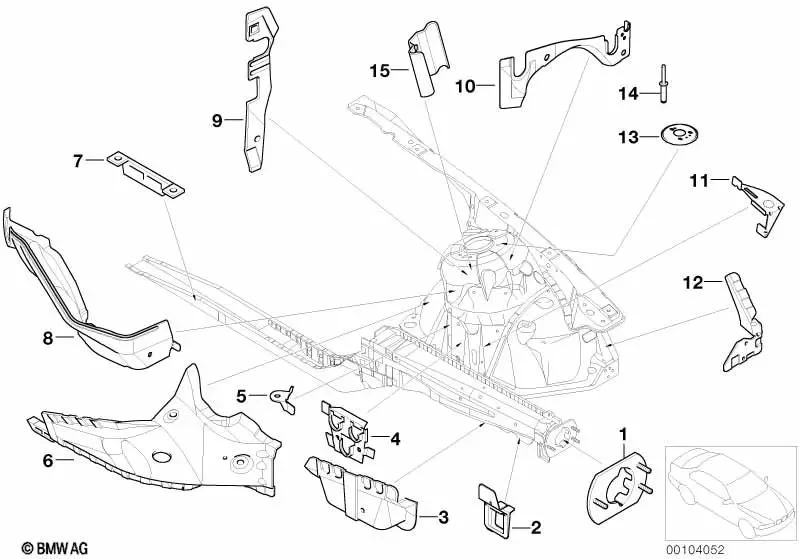 BMW 3 Serisi E46 Yakıt Filtresi Braketi 41118209657
