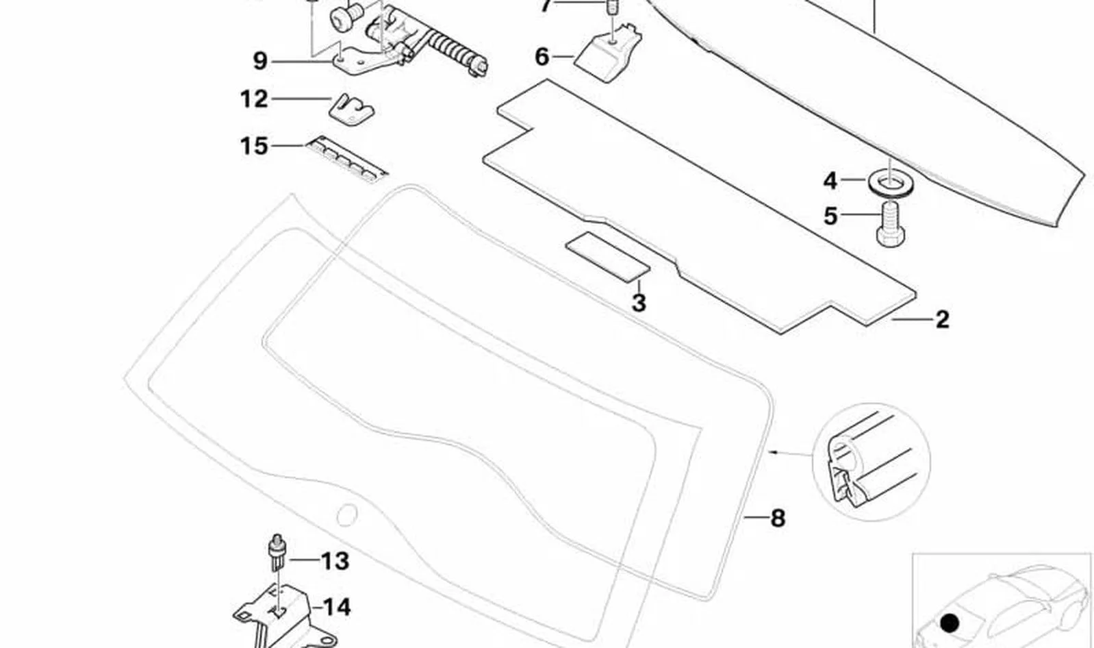 BMW 3 Serisi E46 Torx Başlı Cıvata 41628264069