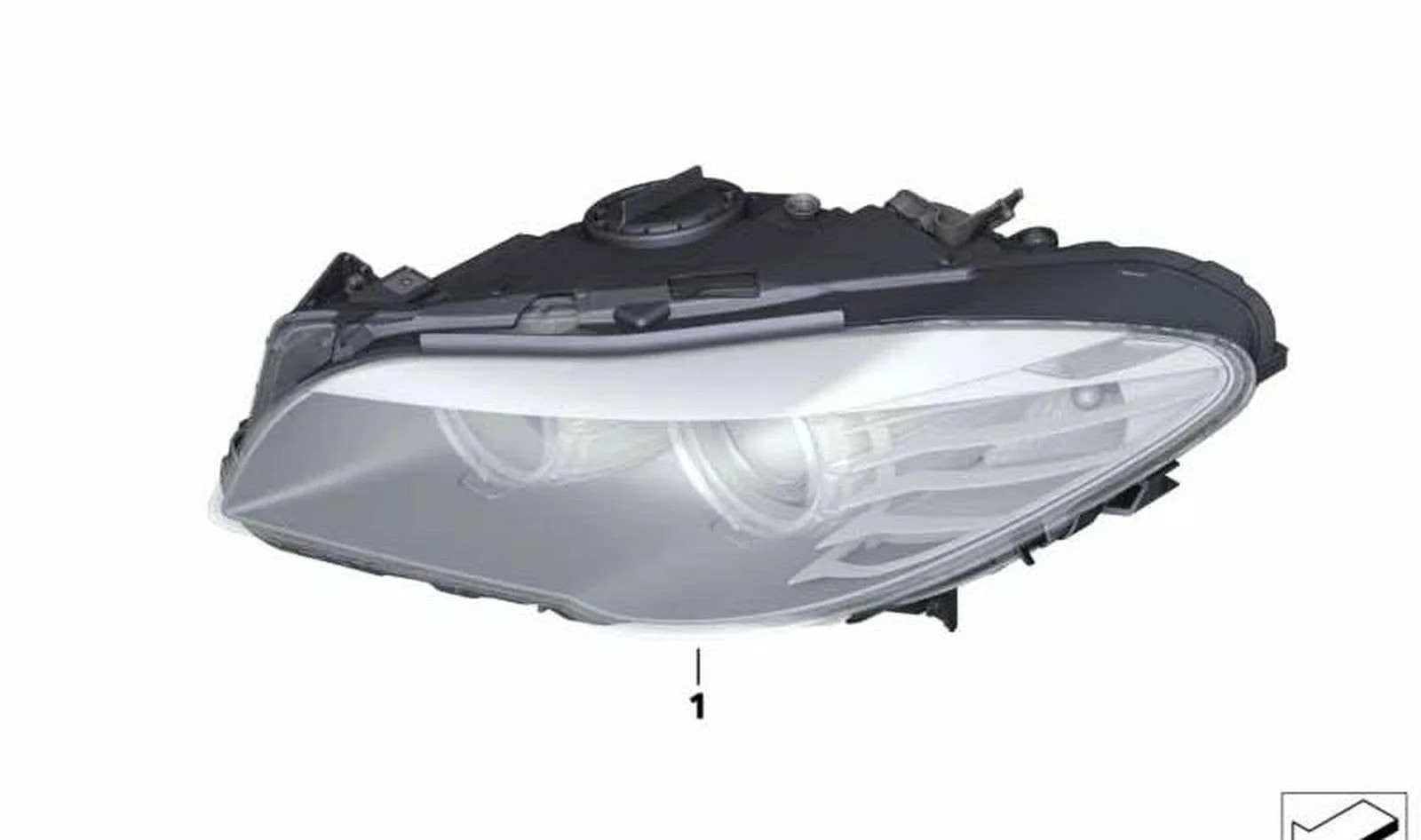 BMW 5 Serisi F10 Lci Far Sağ Zenon 63117343912