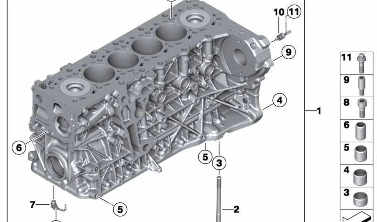 BMW 5 Serisi F10 Yağ Püskürtme Memesi 550DX 11428514341