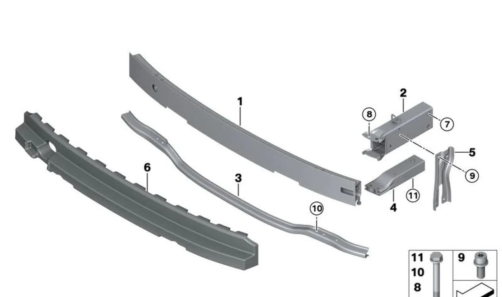 BMW F20 F21 F22 F23… Ön Tampon Darbe Emicisi 51117296916