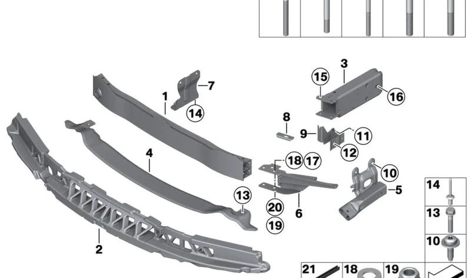 BMW 4 Serisi F83 Ön Sol Darbe Emici Eleman 51118057151