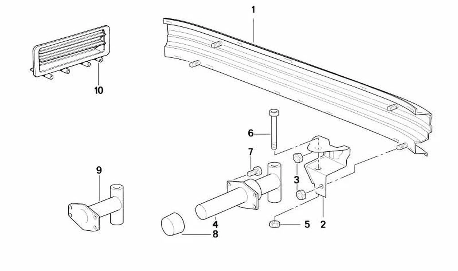 BMW E31 E32 E34 E39… Tampon Kapatma Tapası 51121938266