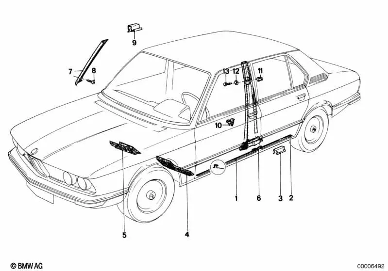 BMW E21 E24 E28 Genleşmeli Somun 51135680113