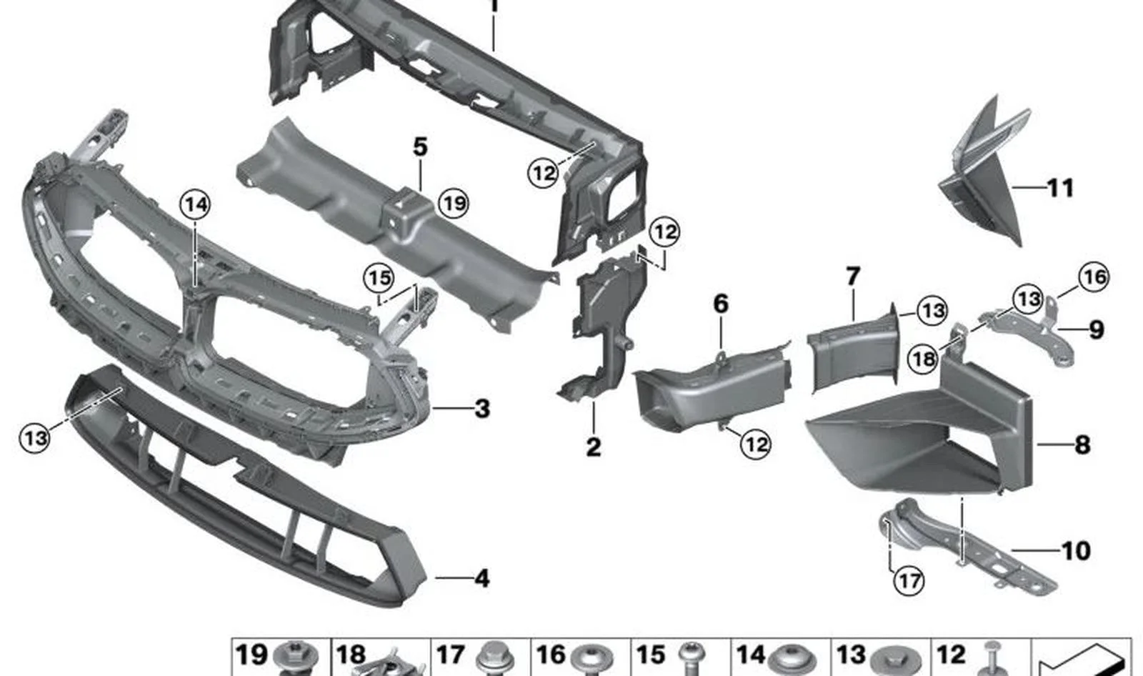 BMW 8 Serisi F91 F92 F93 Sol Yan Hava Çıkışı 51138074833