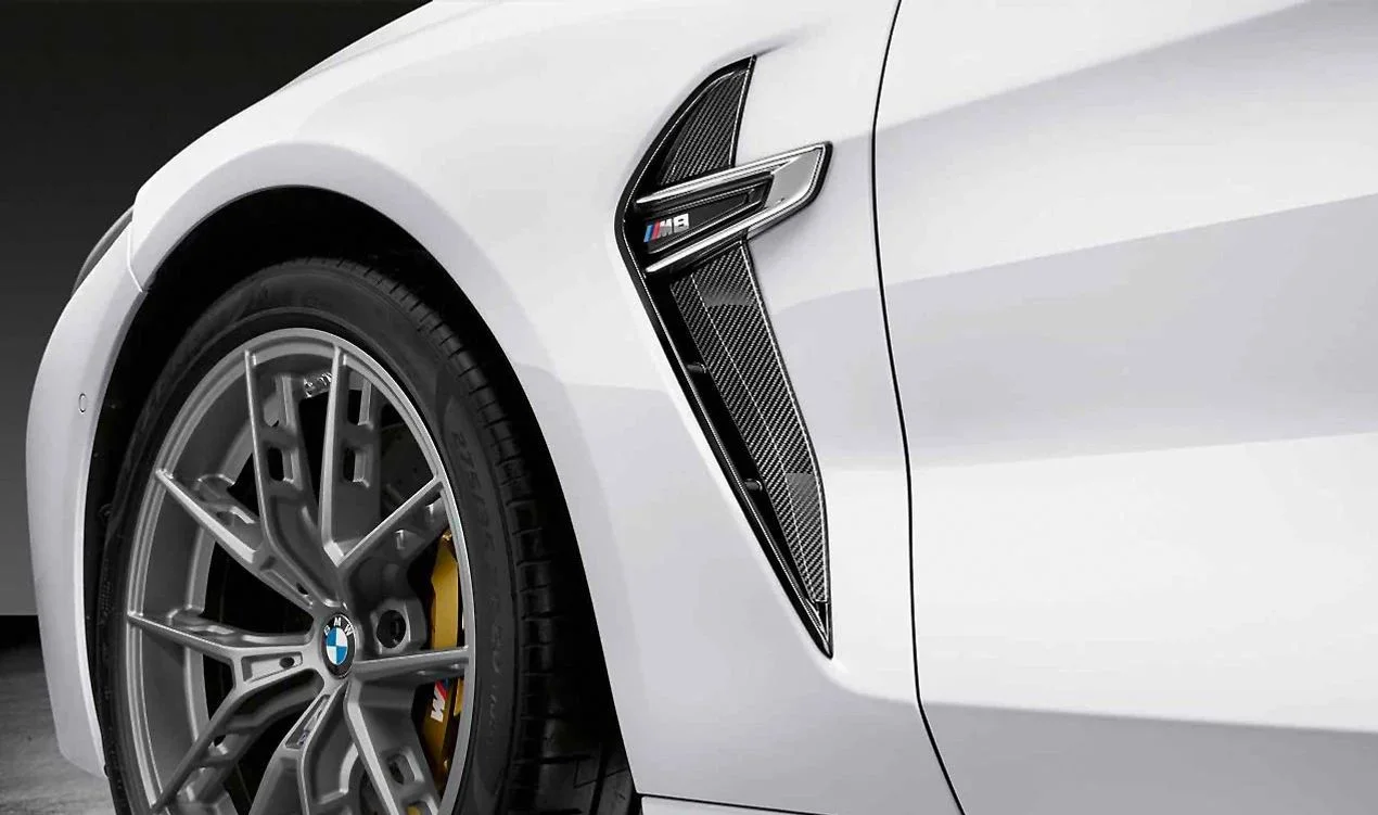 BMW 8 Serisi F91 F92 F93 Karbon Çamurluk Hava Girişi Kaplaması 51138074874