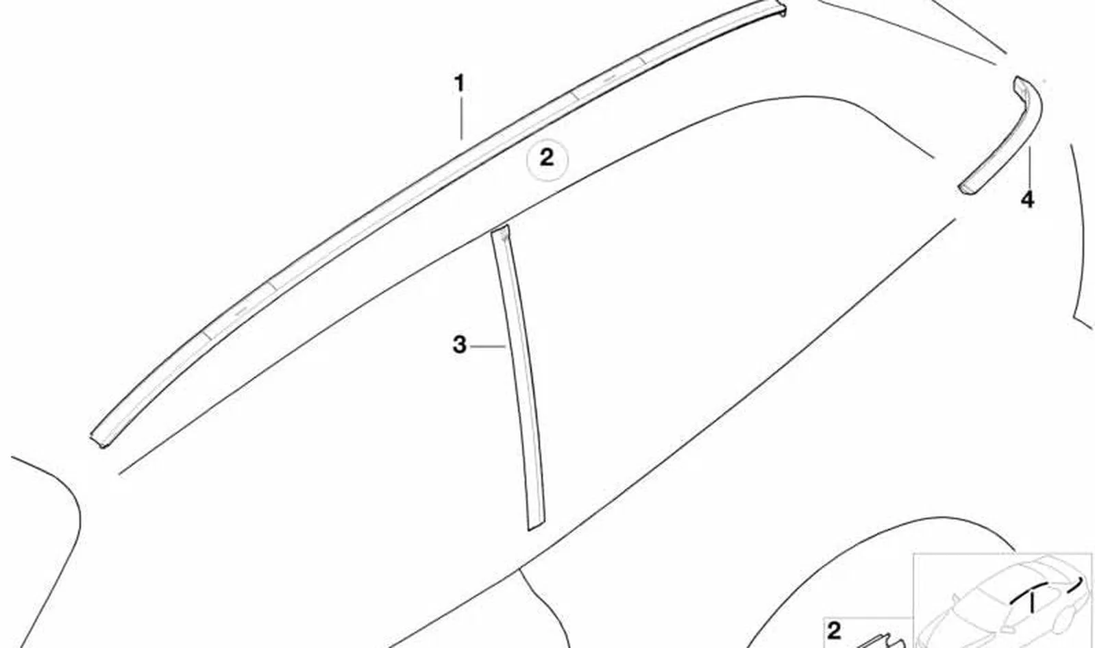 BMW 3 Serisi E36 Dış Trim Sabitleme Klipsi 51138400454