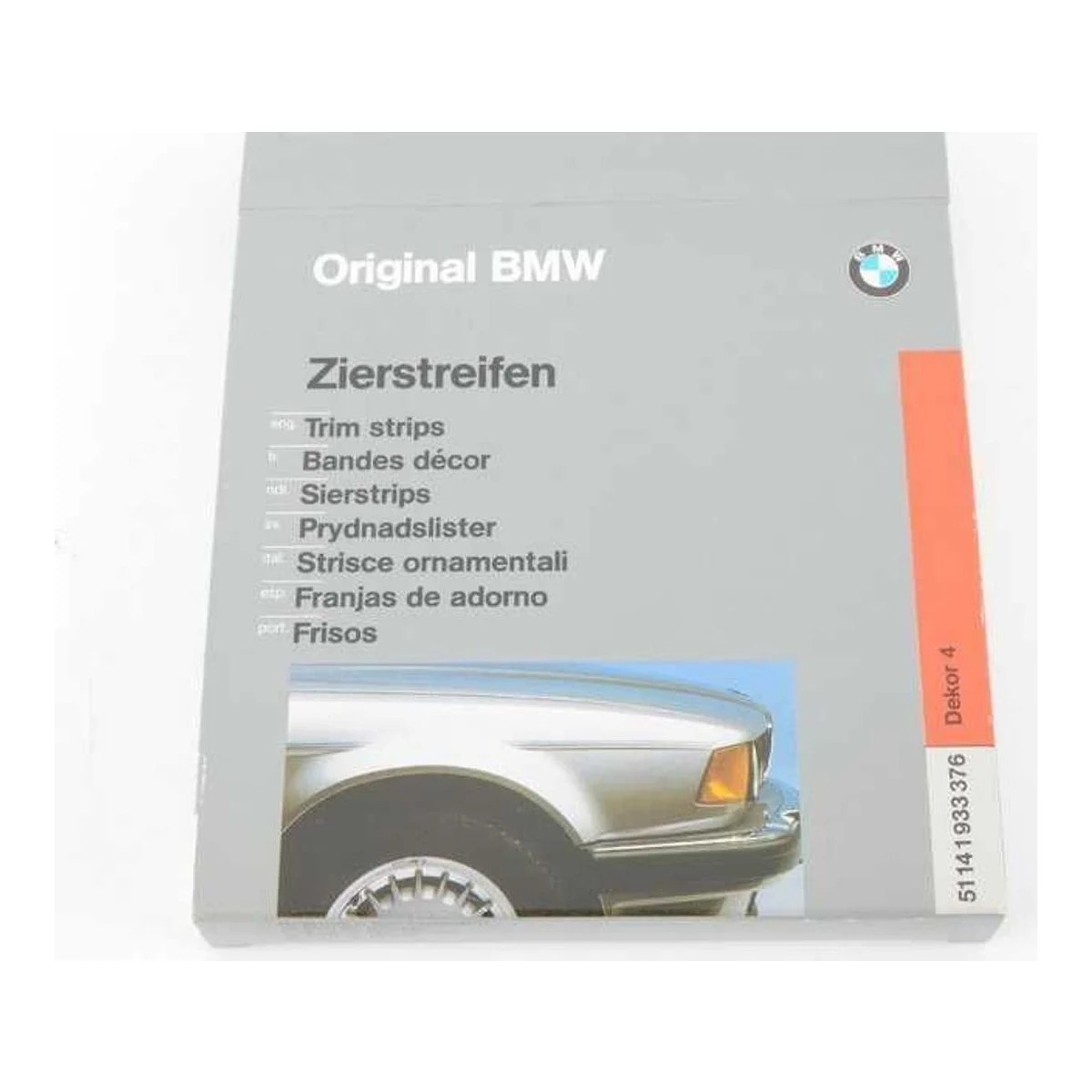 BMW E21 E24 E28 E30… Kahverengi Süs Etiketi 51141933376