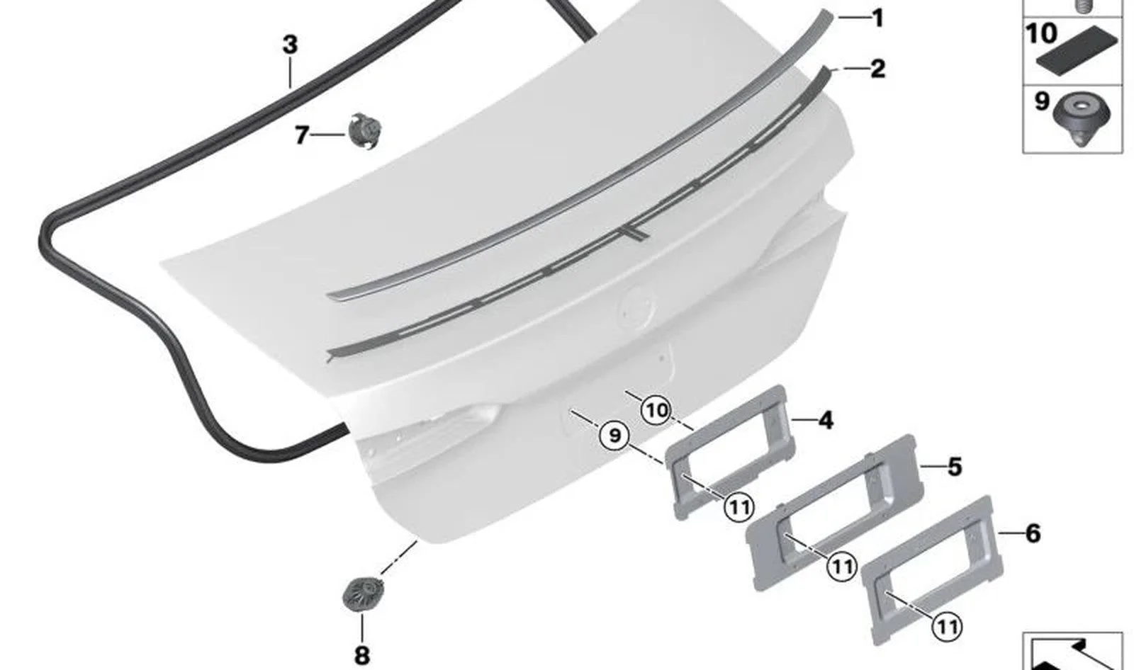BMW F90 G20 G22 G23… Darbe Sönümleme Dayaması 51147458725