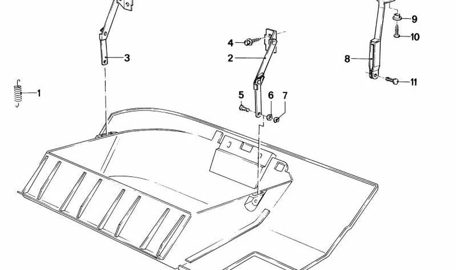BMW E21 E24 Torpido Sabitleme Cıvatası 51161805903