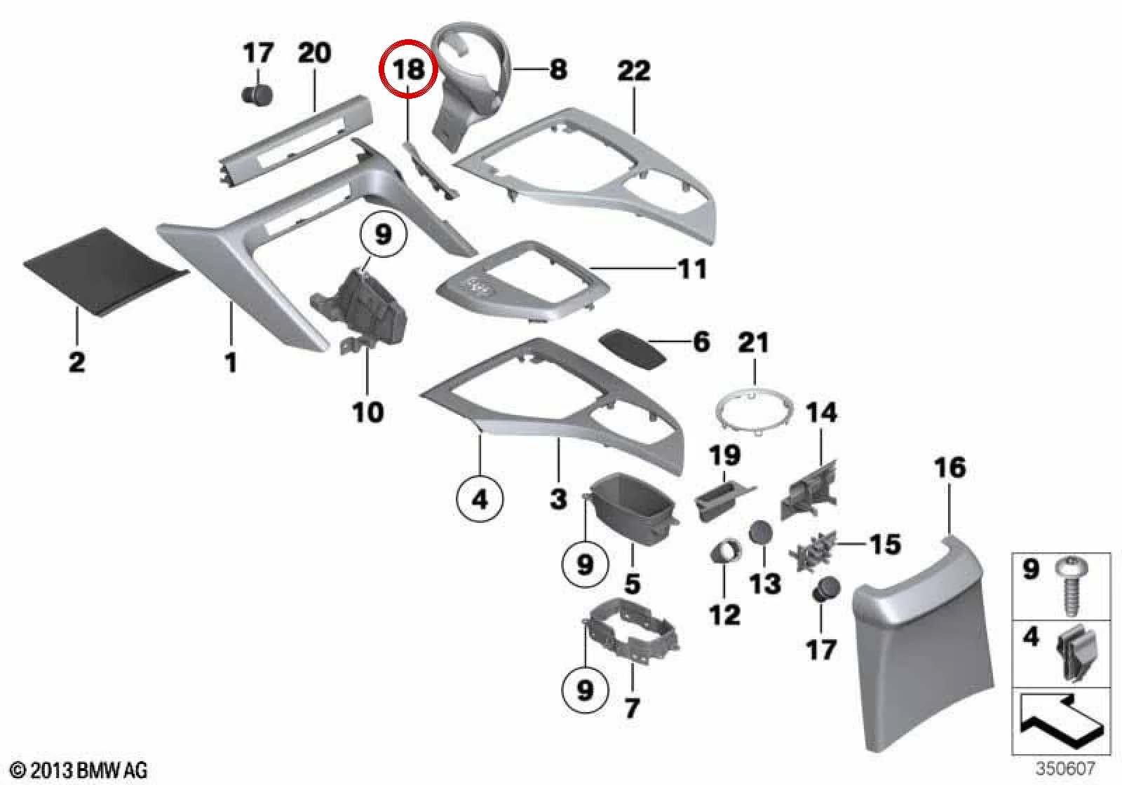 BMW X1 E84 Siyah Kör Tapa 51169252825