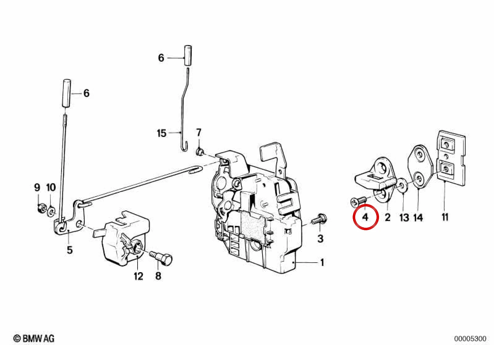 BMW E30 E31 E32 E34… Havşa Başlı Torx Cıvata 51211928850