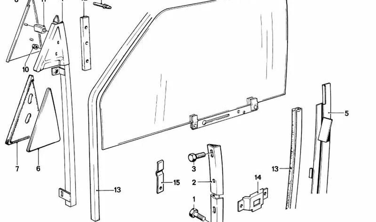 BMW 3 Serisi E21 Sol Kapak 51321874403