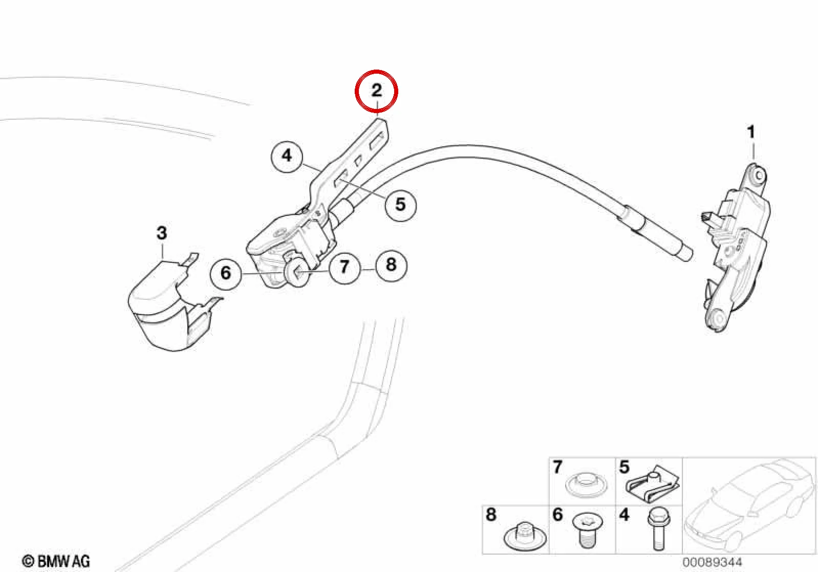 BMW 3 Serisi E46 Sağ Açılır Cam Mekanizması 51377001622
