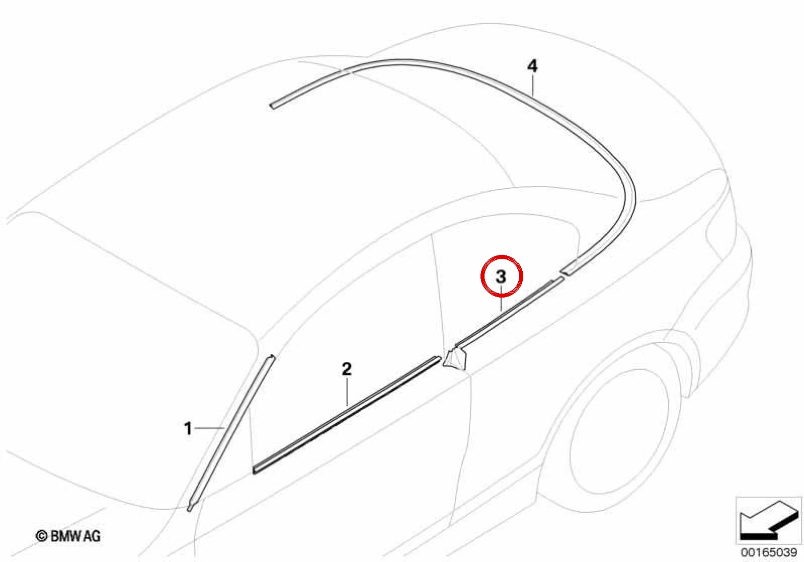 BMW 1 Serisi E88 Sol Dış Cam Kuyusu Kapağı Mat Siyah 51377164985
