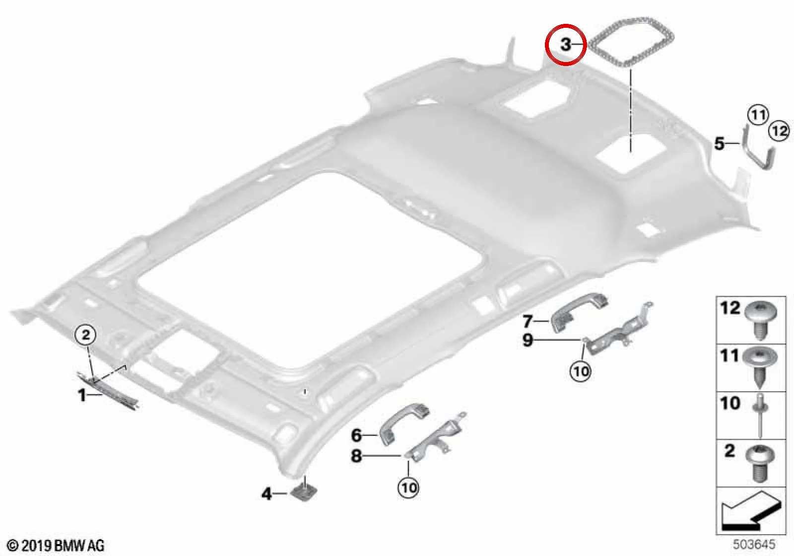BMW 3 Serisi G21 Sol HiFi Hoparlör Izgarası 51438096489