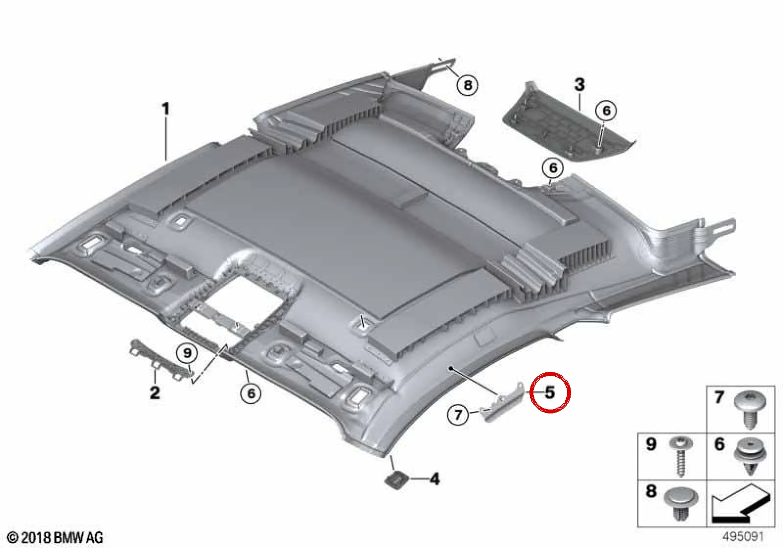 BMW 8 Serisi F92 G15 Sağ Davlumbaz Koruyucusu 51447433506