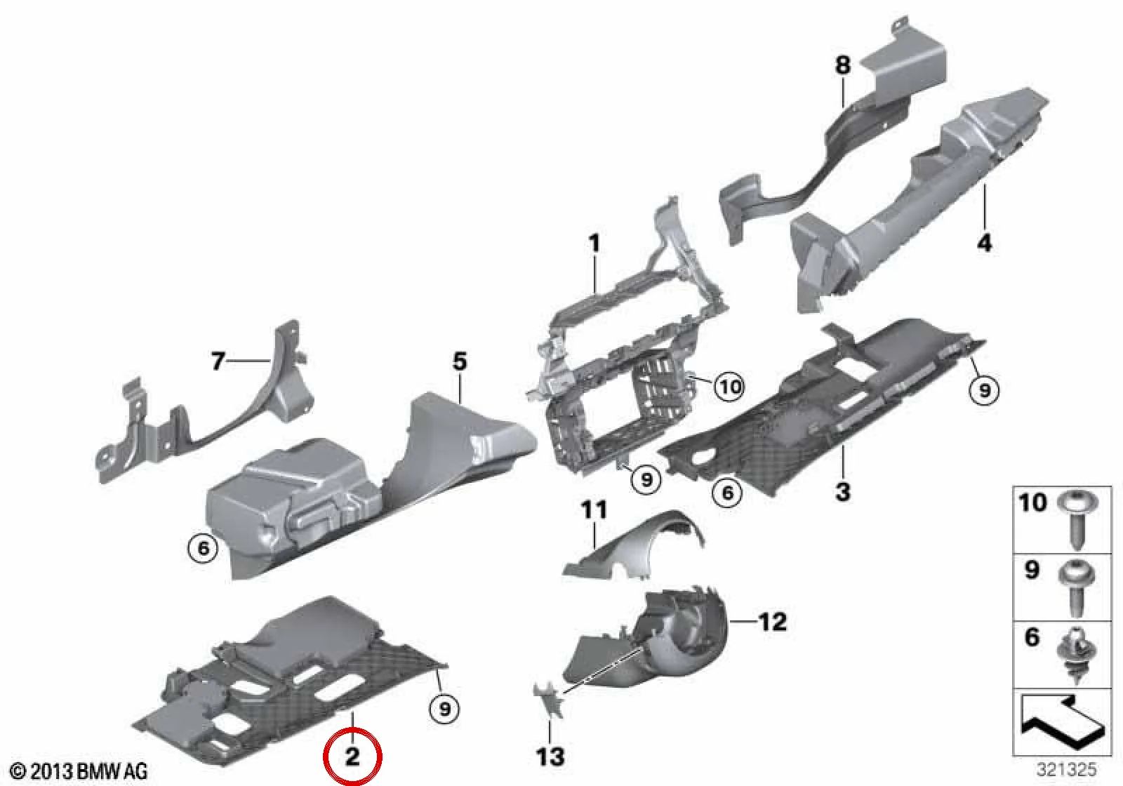 BMW E70 E71 E72 Pedal Grubu Kaplaması 51457161791