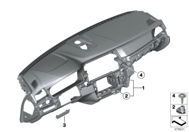 BMW 5 Serisi F10 F11 Ön Sol Kapı Paneli 51459218719