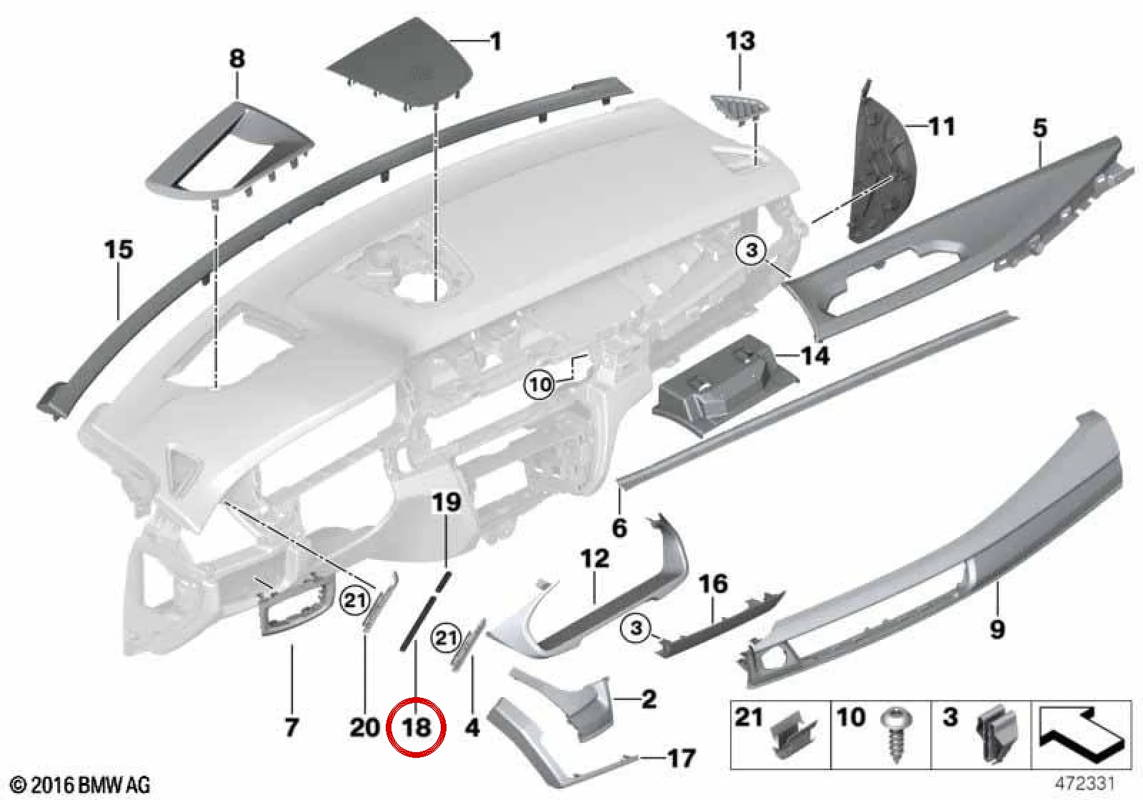 BMW F15 F16 F85 F86 Uzun Esnek Boru 51459366284