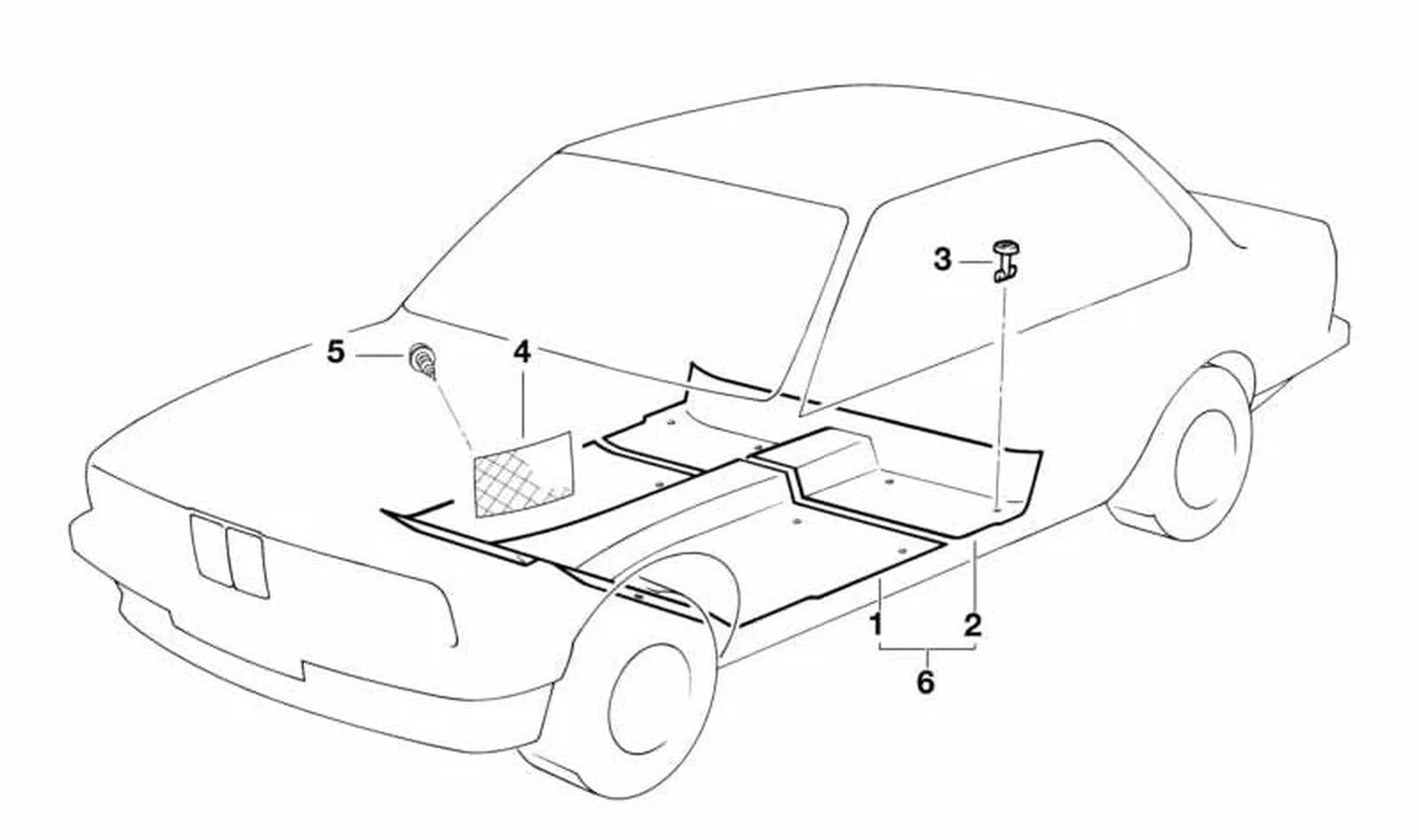 BMW E32 E34 Plastik Kapama Tıpası Başlığı 18 mm 51471974887