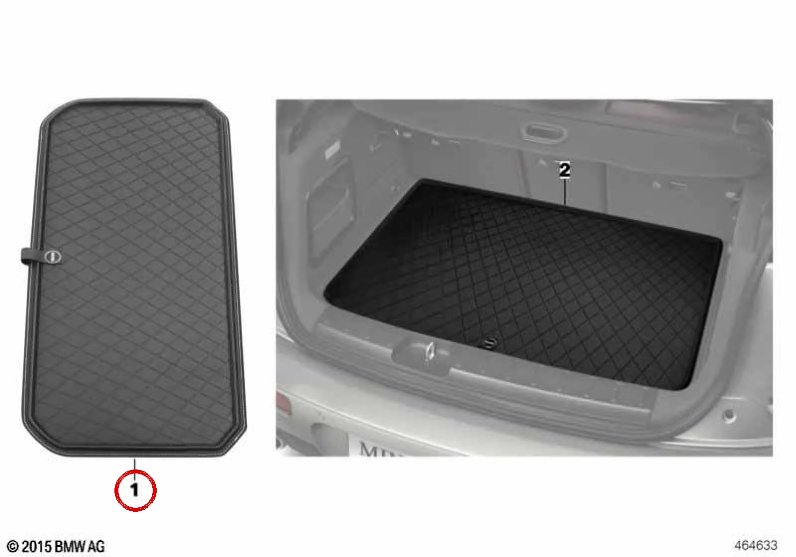 BMW MINI F56 Bagaj Paspası Kalıplı 51472353820