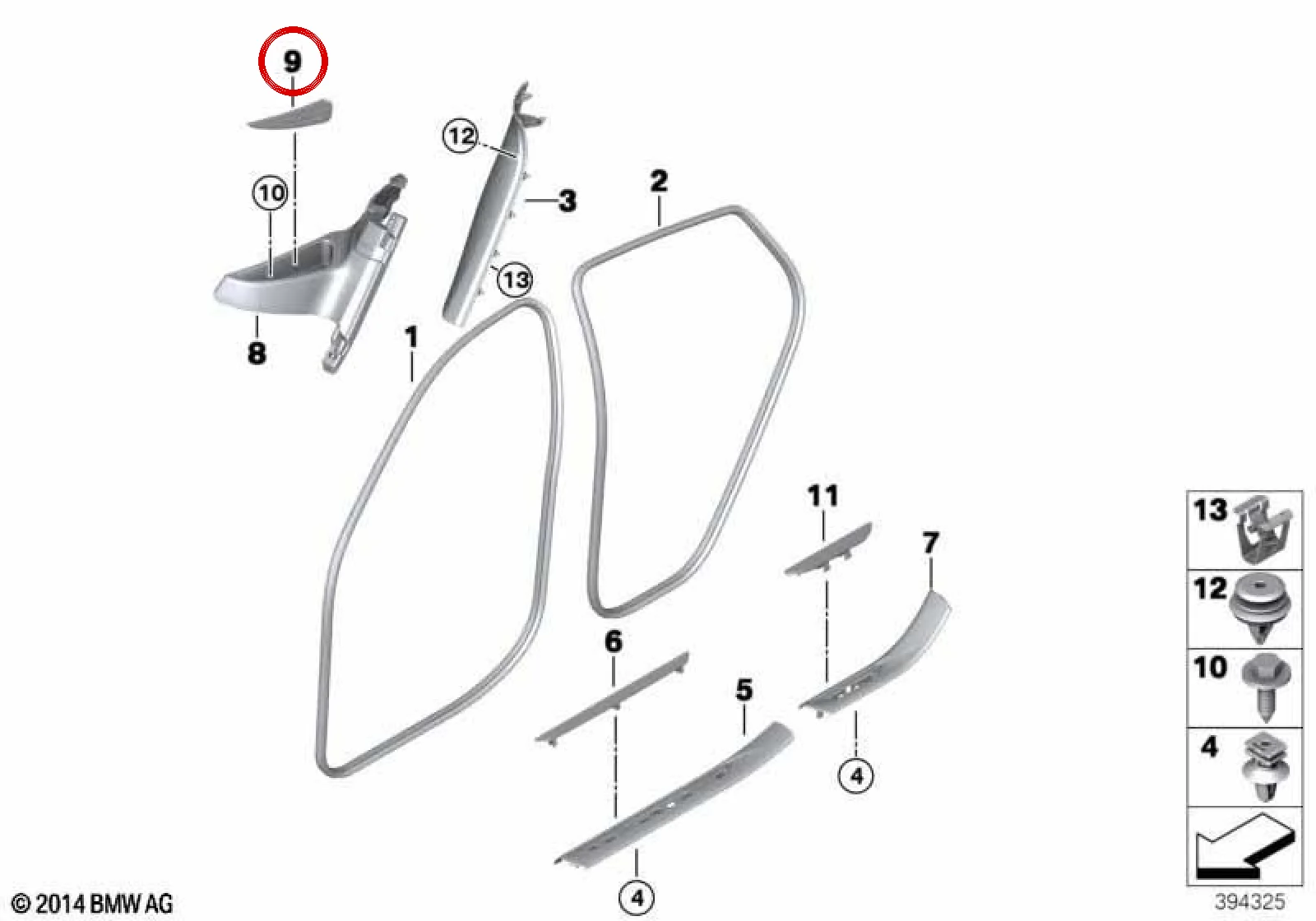 BMW X6 F16 Sağ Kadife Paspas 51477369576