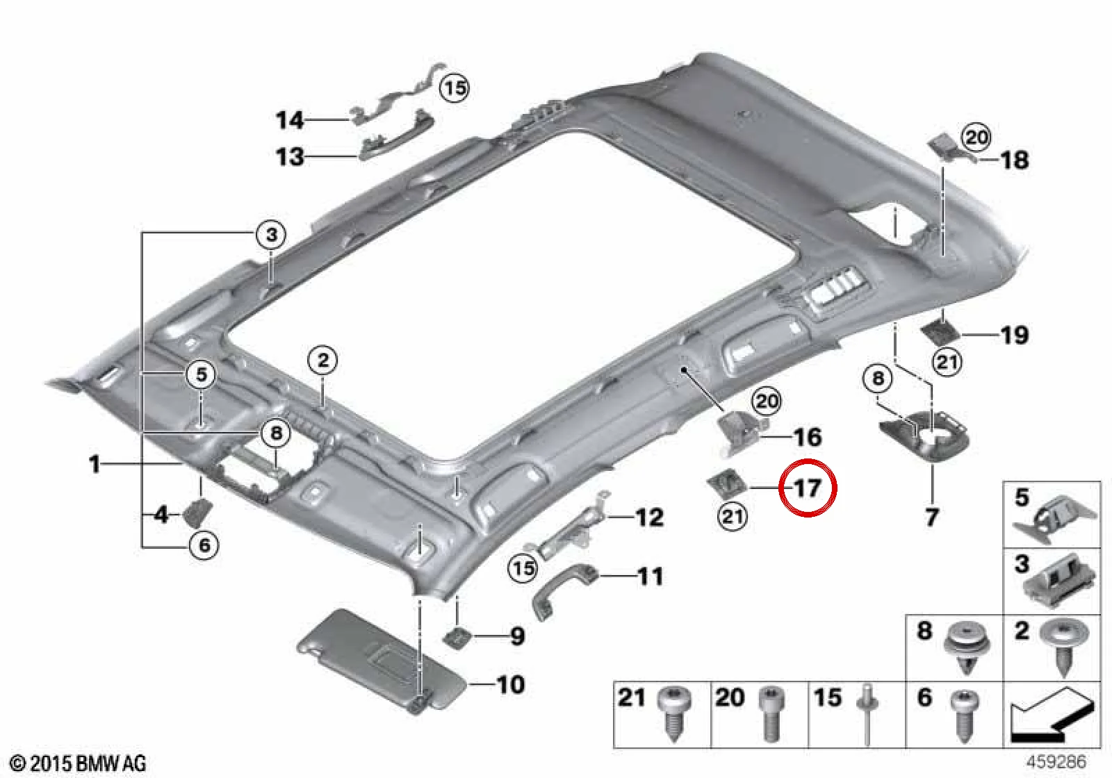 BMW 2 Serisi F45 Ön Sol Ayırma Filesi Koruma Paneli 51477376945