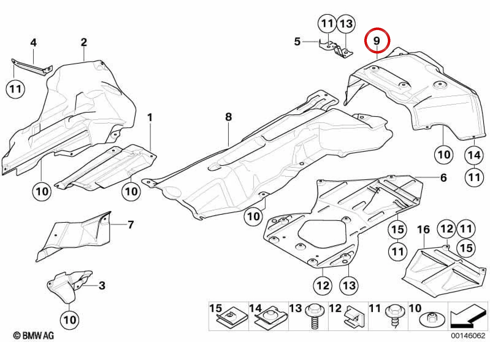 BMW Z4 E85 E86 Arka Susturucu Isı Yalıtımı 51487012710