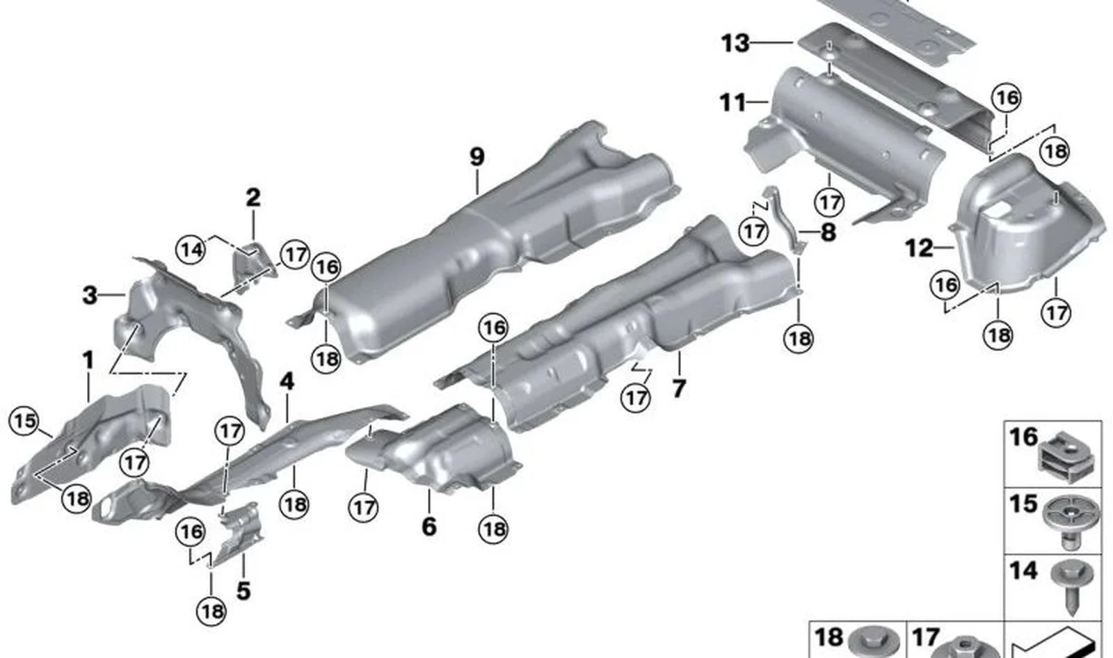 BMW F90 F91 F92 F93… Motor Bölme Duvarı Isı Yalıtımı 51487340208