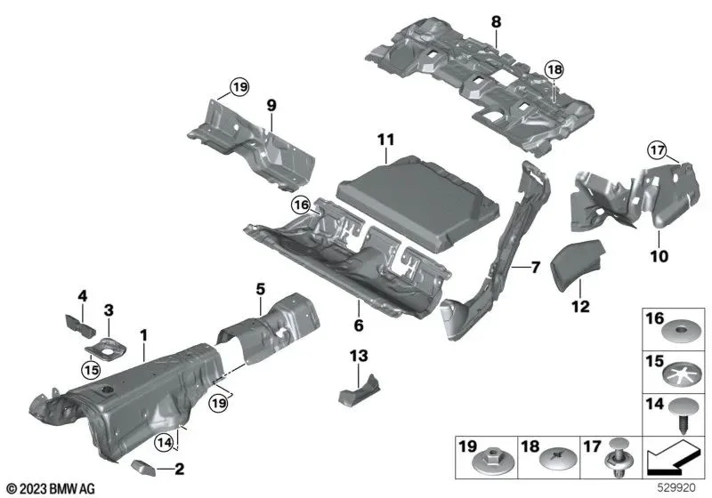 BMW G21 G30 G31 G32… Yan Duvar Ses Emici 51487381211