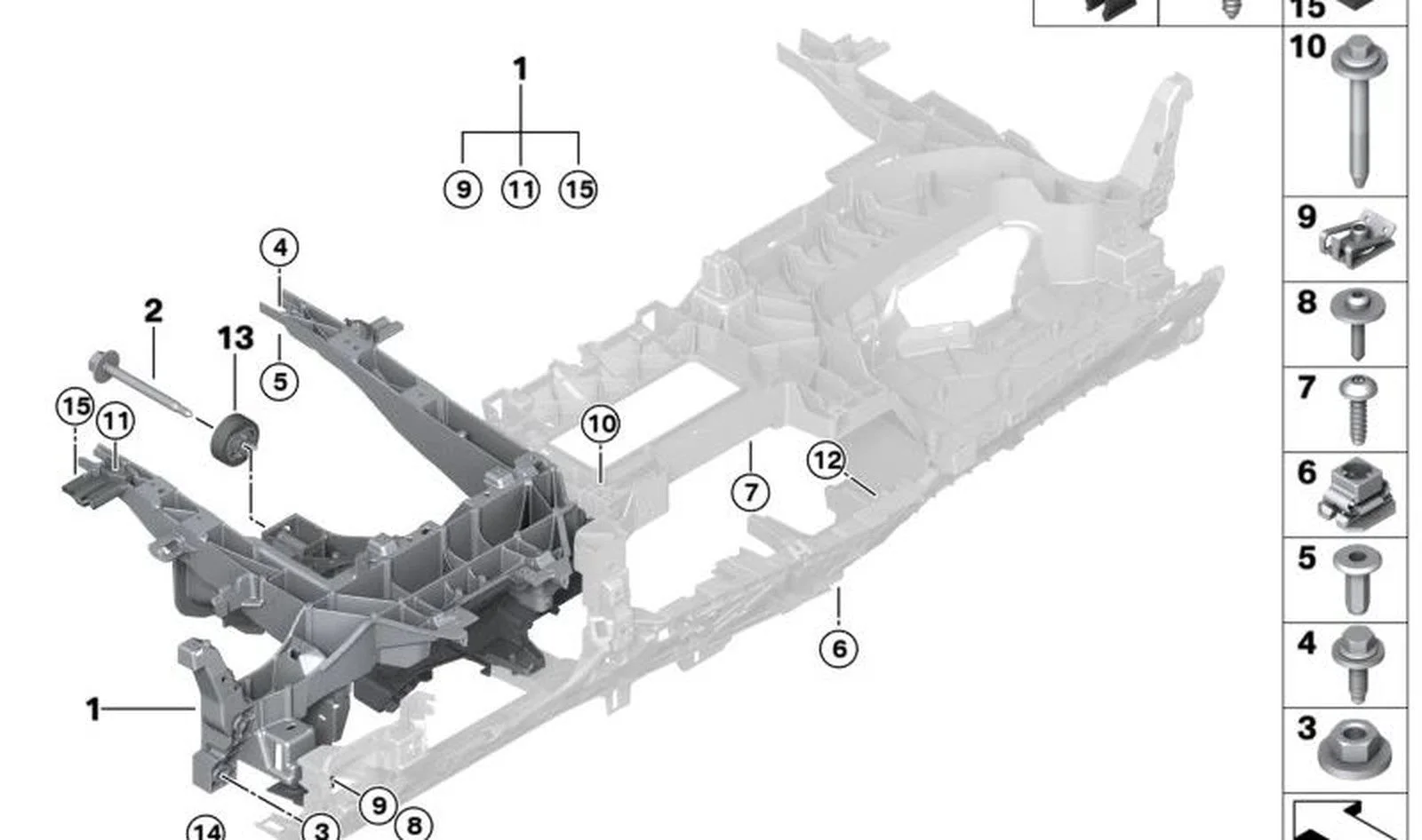 BMW F30 F31 F32 F33… Yapışkanlı Keçe Bant 50x15x2 51489187385