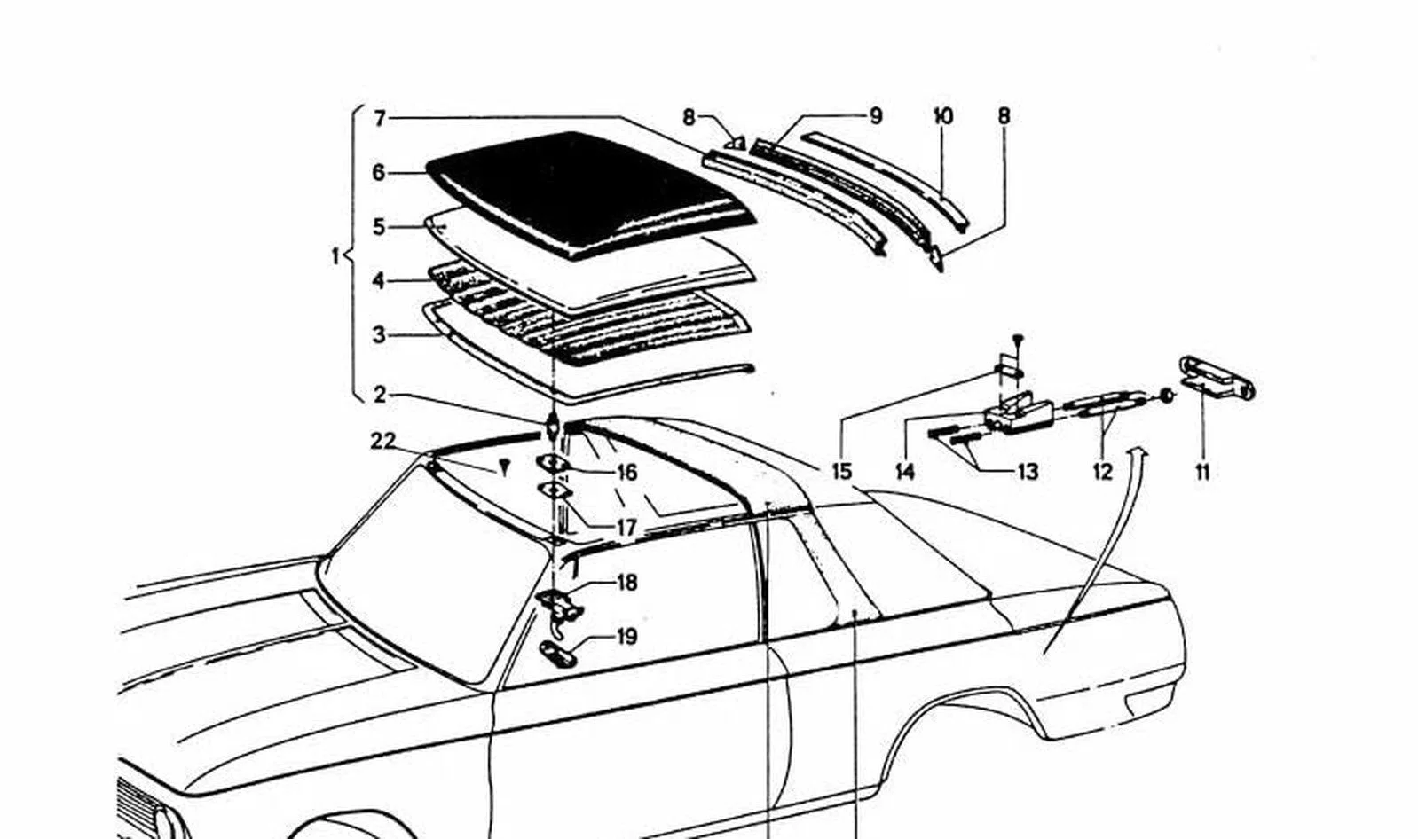 BMW E36 E46 E90 E91… Hardtop Sızdırmazlık Contası 51711826313