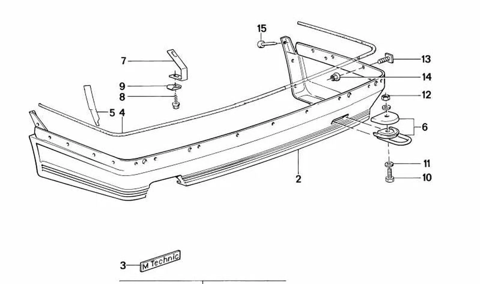 BMW 3 Serisi E30 Sağ Çamurluk İçi Koruyucu 51711926202