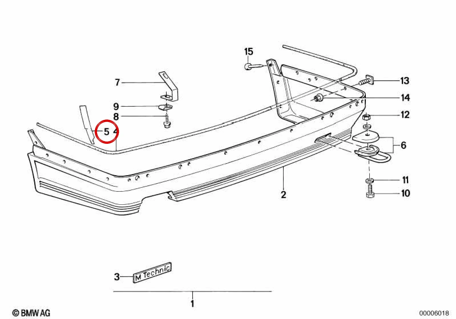 BMW 3 Serisi E30 Sağ Çamurluk İçi Koruyucu 51711926202