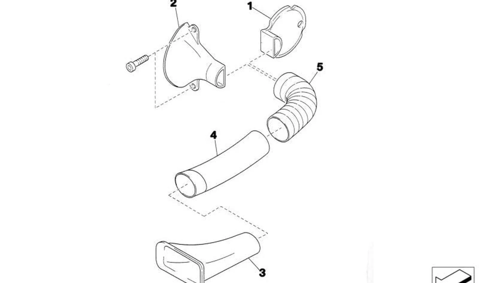 BMW F20 F21 F22 F23… Sol Fren Hava Kanalı Adaptörü 51712486019