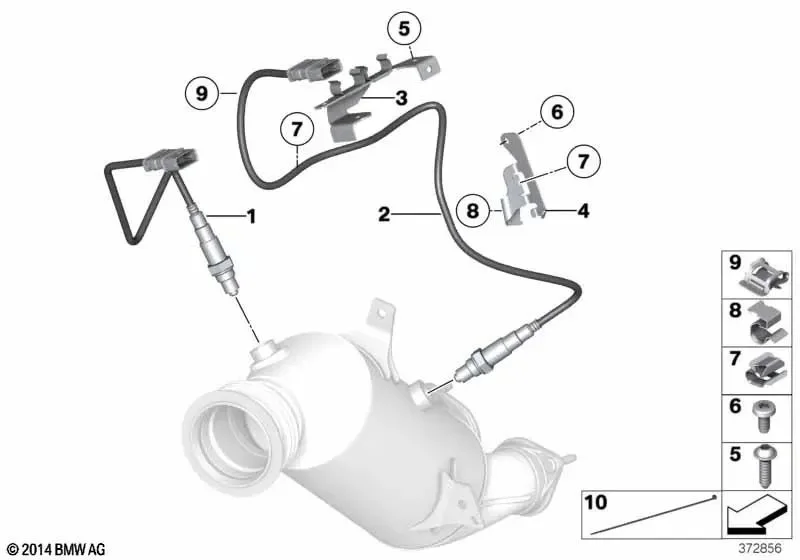 BMW E82 F10 F20 F30 Ön Sol Kaplama Çıtası 51717010104