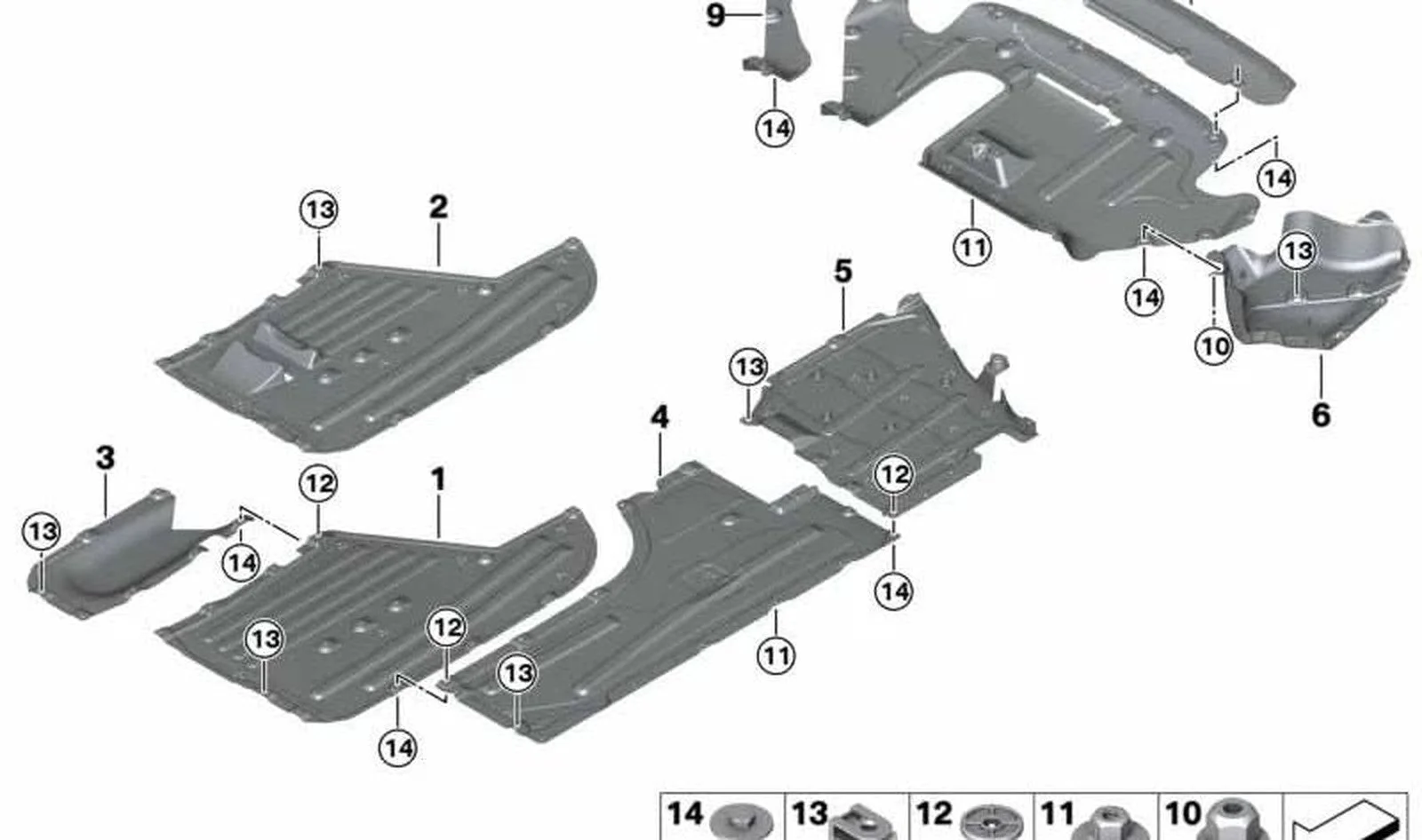 BMW G20 G21 G22 G23 Arka Tampon Difüzörü 51718091107