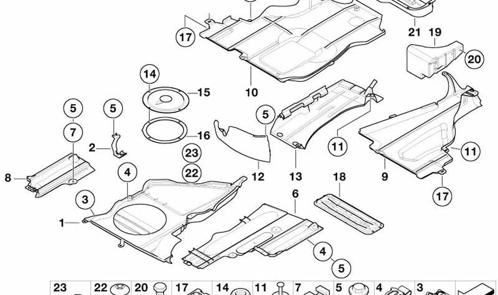 BMW 3 Serisi E46 Motor Altı Kaplama Altıgen Cıvatası 51718264208